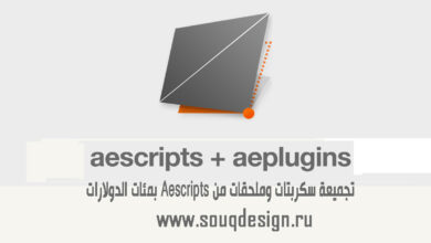 تجميعة سكربتات وملحقات من Aescripts بمئات الدولارات