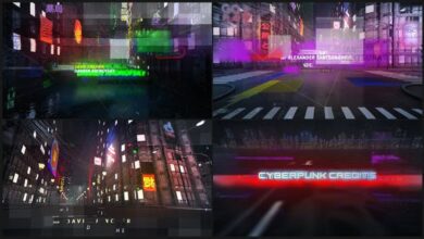 Videohive - Cyberpunk Credits 23277001