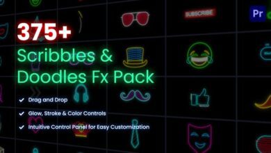 بريمير || Videohive - Scribbles & Doodles FX Pack for Premiere Pro - 25784027