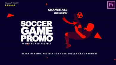 بريمير|| Videohive - Soccer Game Promo - Soccer Promotion Premiere Pro - 34193265