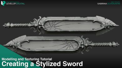 Levelup.Digital - Creating a Stylized Sword - Sabrina Echouafni