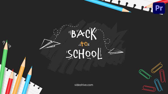 بريمير | Videohive - Back To School Mogrt 156 - 34110311