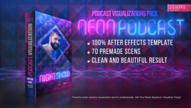 Videohive - Neon Podcast | Audio and Music Visualizations Tool V01 - 33321636