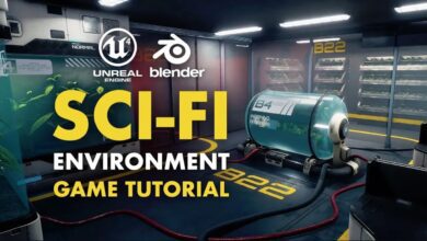 Sci-fi Game Environment in Blender & UE4 - Flipped Normals