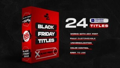 بريمير || Videohive - Black Friday Titles | Premiere Pro - 34274187