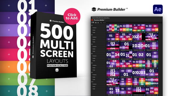 Videohive - Multi Screen Layouts Pack - 33961769