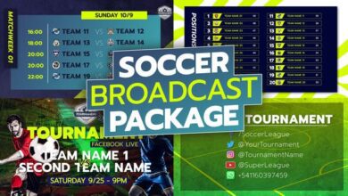 Videohive - Soccer Broadcast Package 34226444