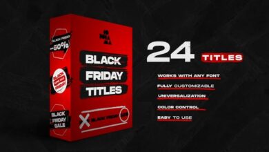 Videohive - Black Friday Titles 34256877