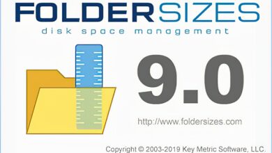 برنامج مهم جدا لمعرفة مساحة الملفات والمجلدات ومعرفة المساحة المستهلكة FolderSizes 9.3.357 Enterprise