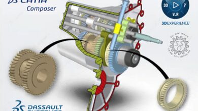 اصدار جديد كامل DS CATIA Composer R2022 HF2 x64