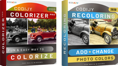 برامج تلوين الصور من شركة CODIJY كلها كاملة CODIJY Recoloring v4.2.0 X64 و  CODIJY Colorizer Pro v4.2.0 X64