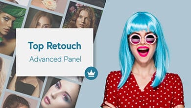 لوحة الفوتوشوب للتنقيح ، والماكياج ، وتصحيح الألوان كاملة للماك والويندز Top Retouch v1.0.9 64 Bit for Adobe Photoshop