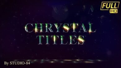 عناوين كريستال Videohive - Chrystal Titles 32972637