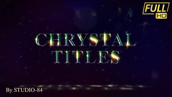 عناوين كريستال Videohive - Chrystal Titles 32972637