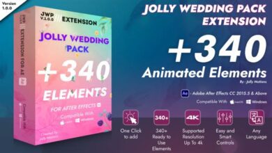 باقة الزفاف او الزواج كاملة Videohive - Jolly Wedding Pack - 33732398