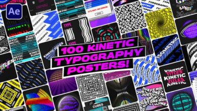 Videohive - 100 Kinetic Typography Posters | After Effects - 33732559