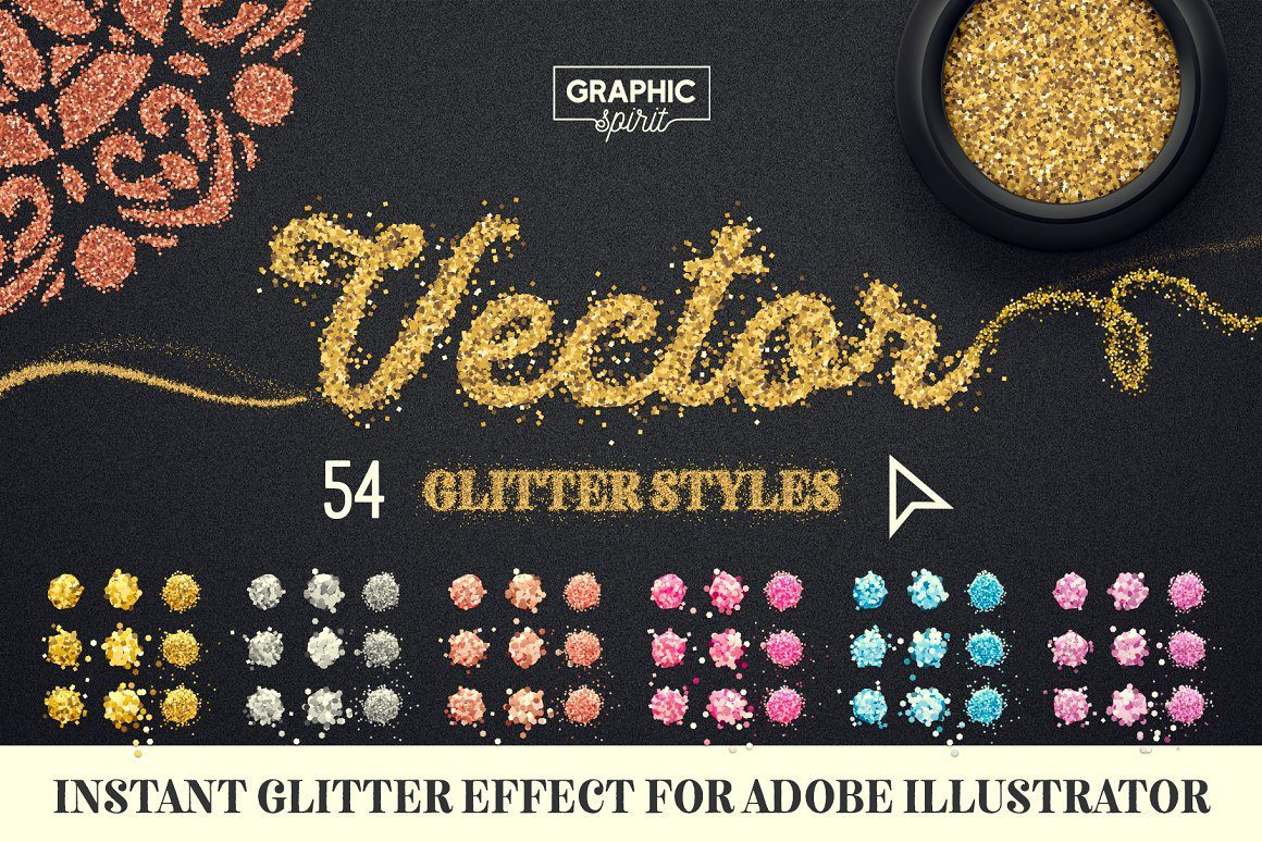 Vector Glitter For Adobe Illustrator - 3736097 بريق لبرنامج Adobe Illustrator