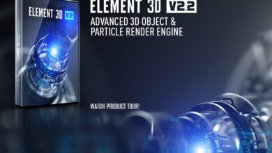 الاصدار الجديد مفعل كامل Video Copilot – Element 3D v2.2.3 Build 2168