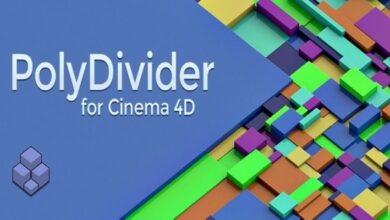 جديد AEScripts PolyDivider v1.07 for Cinema 4D