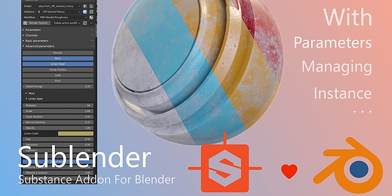 Blender Market – Substance for Blender v2.0.3