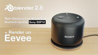 الكورس كامل Sony BSP10 - Non-destructive tutorial on blender