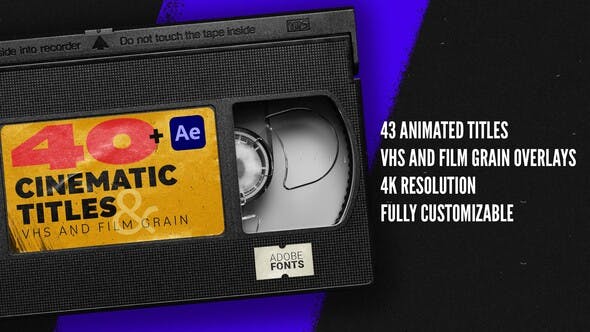 Videohive Cinematic Titles for After Effects 35352603