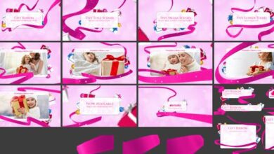 هدية الشريط Videohive - Gift Ribbon 19053986