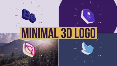 Videohive - Minimal 3d Logo Reveal 24018928