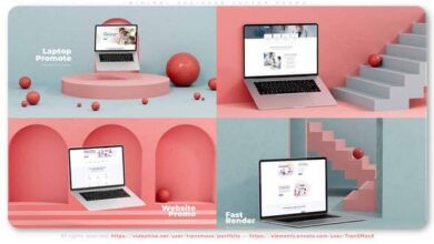 عرض كمبيوتر محمول || Videohive - Minimal Designed Laptop Promo 35318165