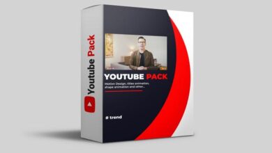 حزمة اليوتيوبر كاملة  Videohive - YouTuber Pack 35119123