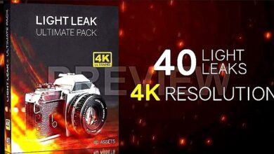 حزمة التسريبات الضوئية الجديدة Light Leaks 4K Ultimate Pack 78498 - Stock Motion Graphics