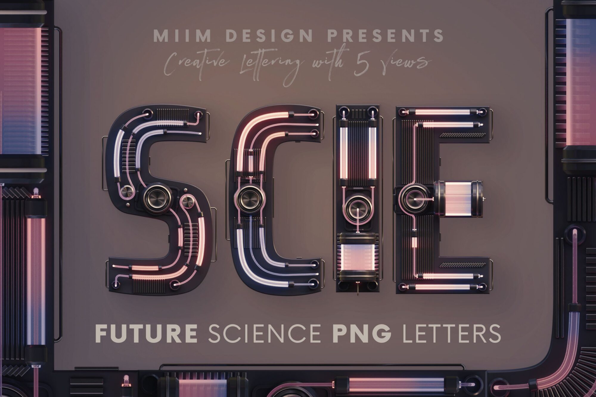 علوم المستقبل - حروف ثلاثية الأبعاد