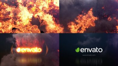 Videohive - Fire Explode Logo Opener 34603537