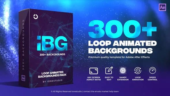 الحزمة كاملة حصريا iBG | 300+ Loop Backgrounds