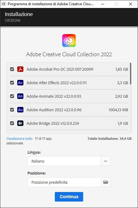تحميل مباشر ادوبي ماستر كولكشن محدث حتى 14/12/2021 كامل Adobe Creative Cloud Collection 2022 (12-14-2021)
