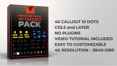 حزمة وسيلة الشرح Videohive - Callout Pack / 4K - 34059539