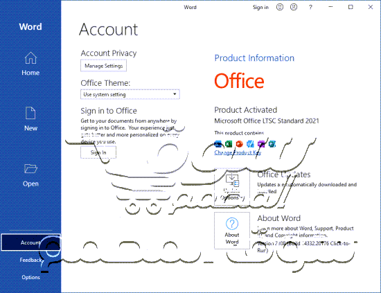 اصدار جديد اوفيس 2021 كامل مفعل Microsoft Office 2021 LTSC Version 2108 Build 14332.20176 x64 Preactivated