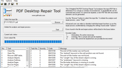 اصلاح ملفات pdf التالفة 3-Heights PDF Desktop Repair Tool 6.20.0.2