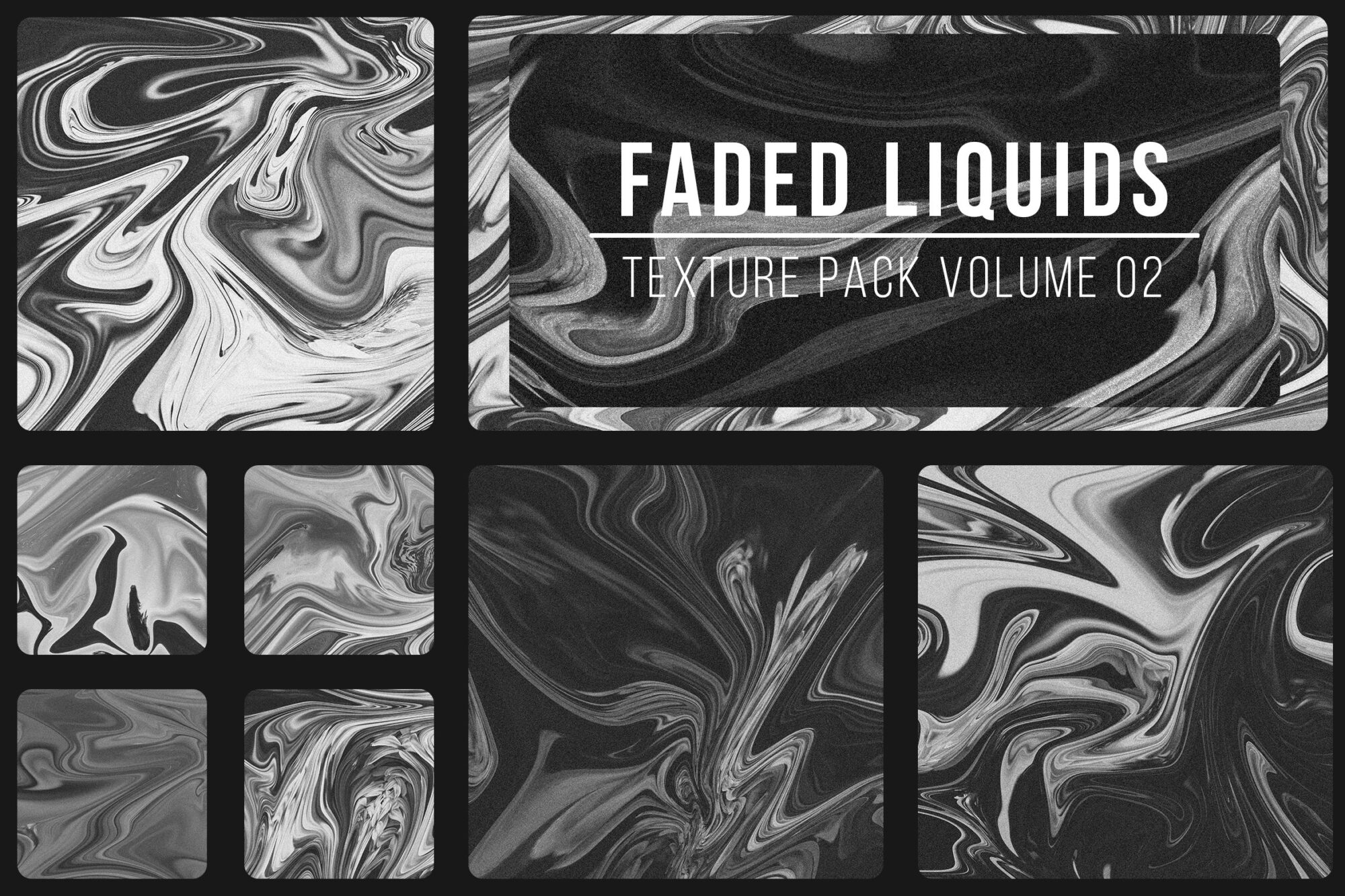 Abstract Faded Liquid Textures V.2 Free Download