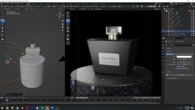 Blender 3D: Easy Realistic Perfume Product Visualization