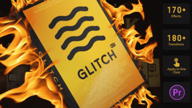 الحزمة كاملة للبريمير Videohive - Glitch Kit for Premiere Pro - 31822147