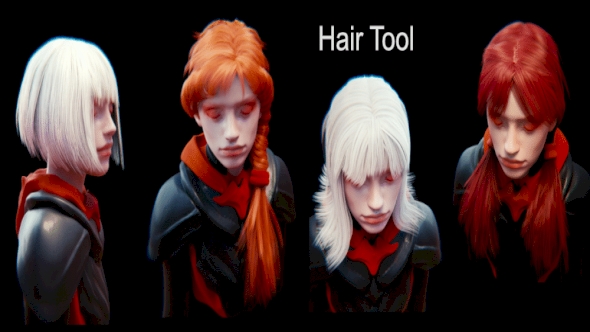 Hair Tool v2.36 (Blender 2.93 and 3.0)