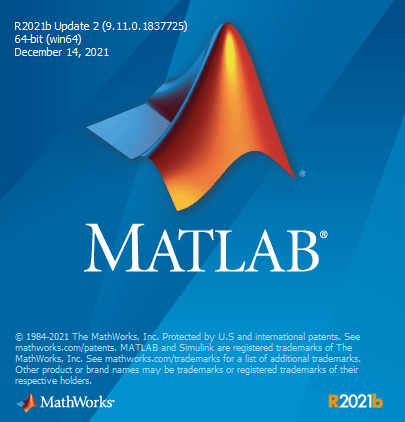 MathWorks MATLAB R2021b v9.11.0.1837725 Update 2 Only