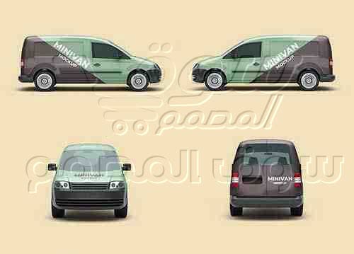 Mini Van Mockup - 6 views 6215356