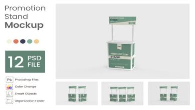 Promotion Stand Mockup