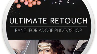 Ultimate Retouch Panel for Adobe Photoshop v3.9.1لوحة التنقيح والتجميل للفوتوشوب