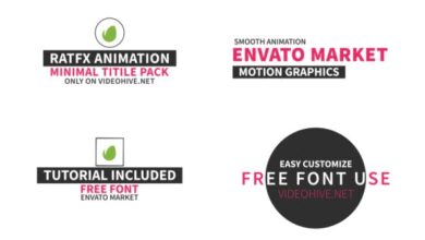 حزمة 40 عنوان  Videohive - 40 Title Pack 20259613