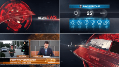 حزمة البث التلفزيوني الجديدة Videohive - Broadcast Design News Package - 14558488