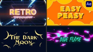 Videohive - Cartoon Title Logo Reveal Animations [After Effects] 35587169