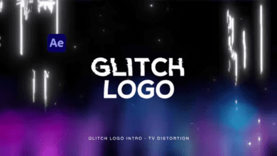 Videohive - Glitch Logo Intro - TV Distortion - 35885332 - Project for After Effects